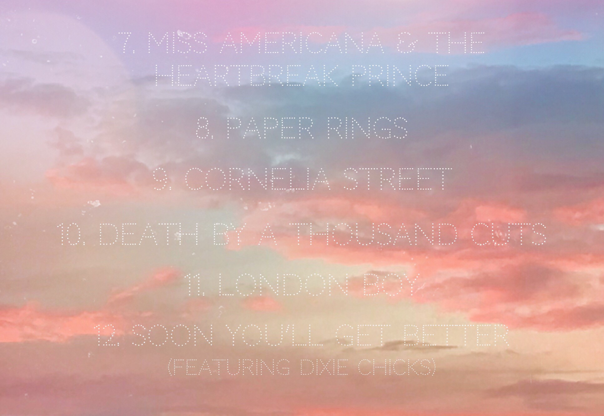 Taylor Swift Reveals Tracklist For New Album 'Lover' - Stereoboard