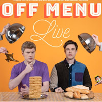 Off Menu Podcast Live merchandise