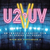 V U2 An Immersive Concert Film merchandise