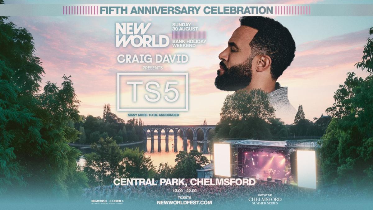 Craig David To Headline Chelmsford's New World Festival In August -  Stereoboard