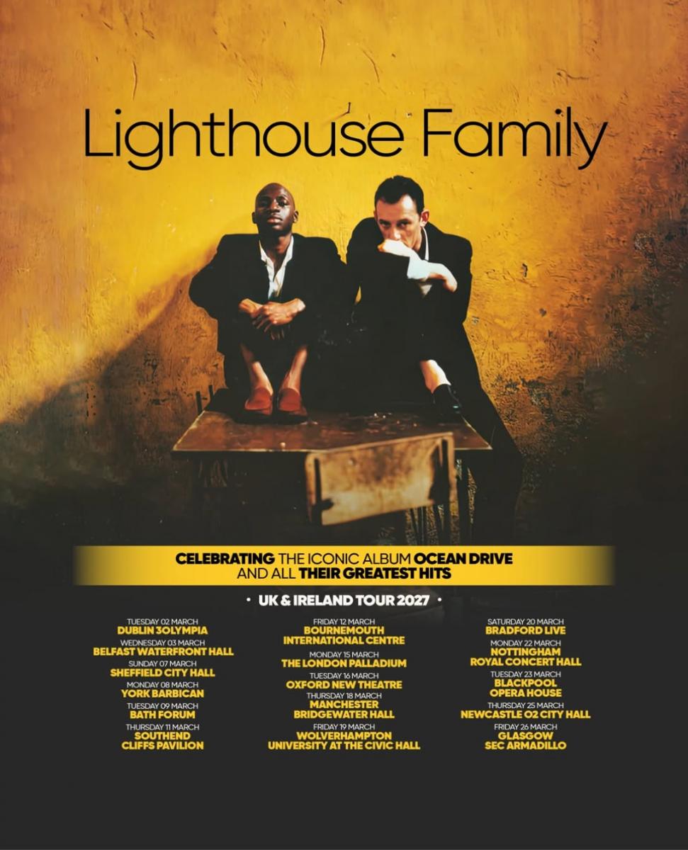 Lighthouse Family Announce 2027 UK And Ireland Tour Celebrating 'Ocean ...