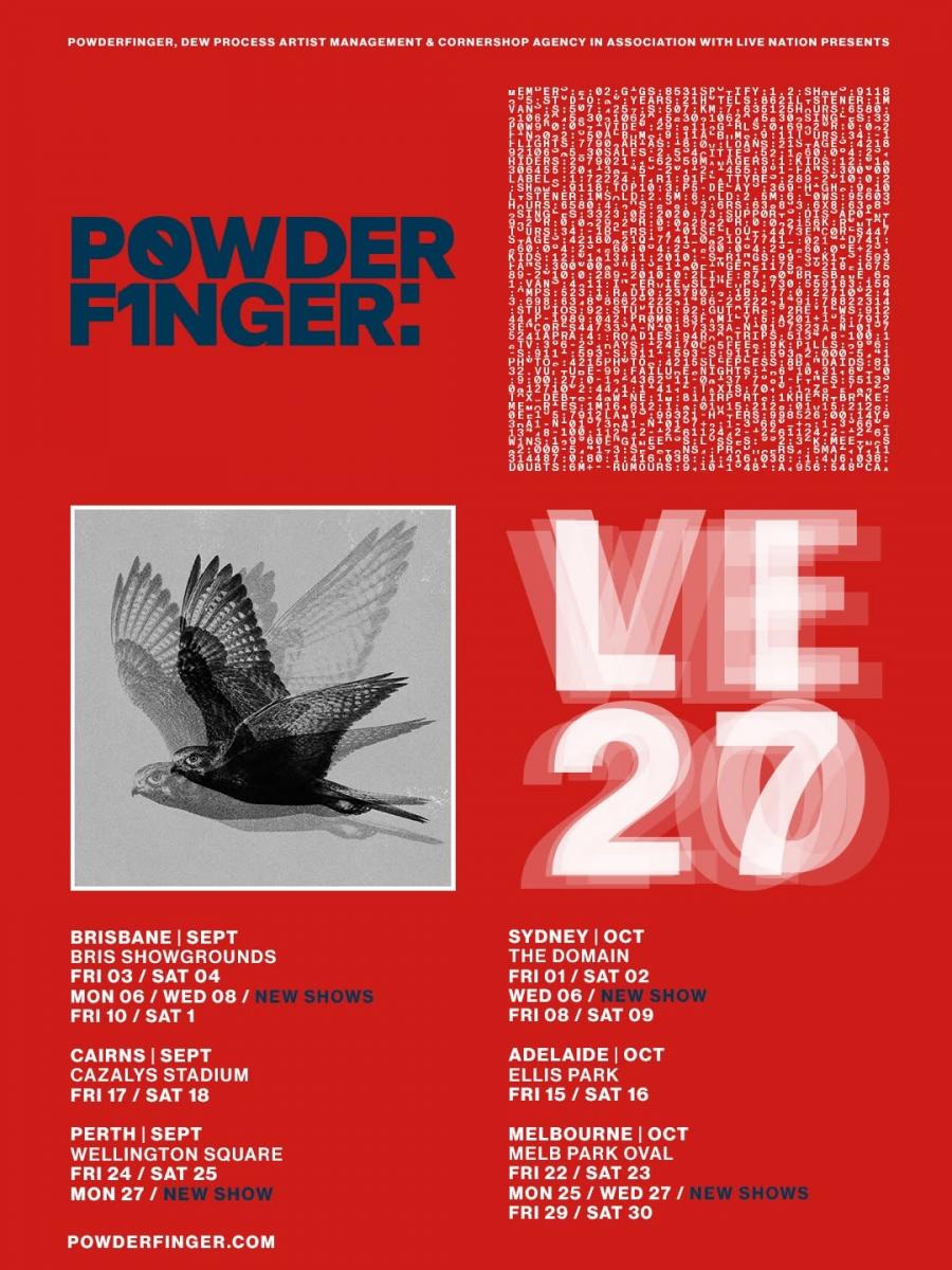 Powderfinger Merchandise Powderfinger Add Extra Dates To 2027 Australian Reunion Tour Due To Pre ...