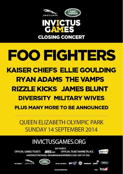 Invictus Games Closing Ceremony Concert