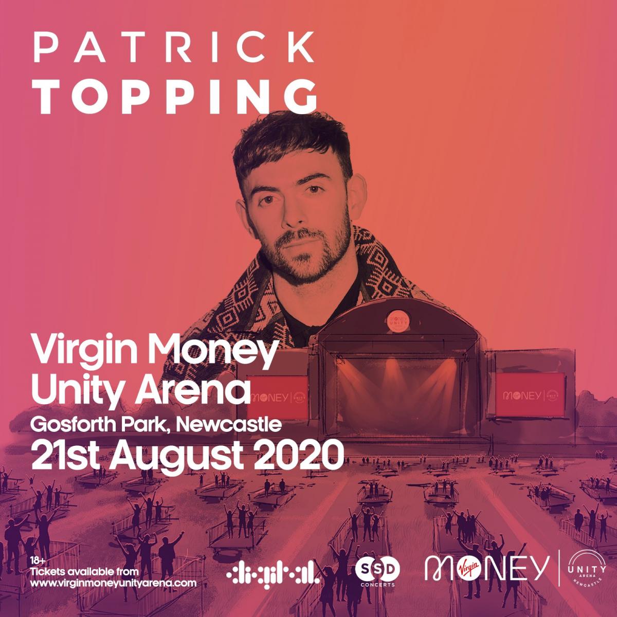 Patrick Topping Joins Virgin Money Unity Arena Line Up - Stereoboard