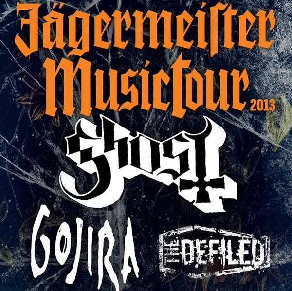 Stage Times Revealed For Jagermeister Music Tour Feat. Ghost, Gojira And The Defiled